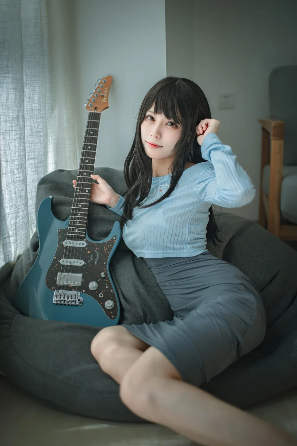 三無人型 - No.013 吉他妹妹 [24P-223MB] tg@simisebaisi 【丝足阁】005.webp